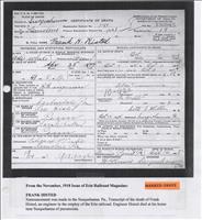 Histed, Frank H. (DeathCert.)